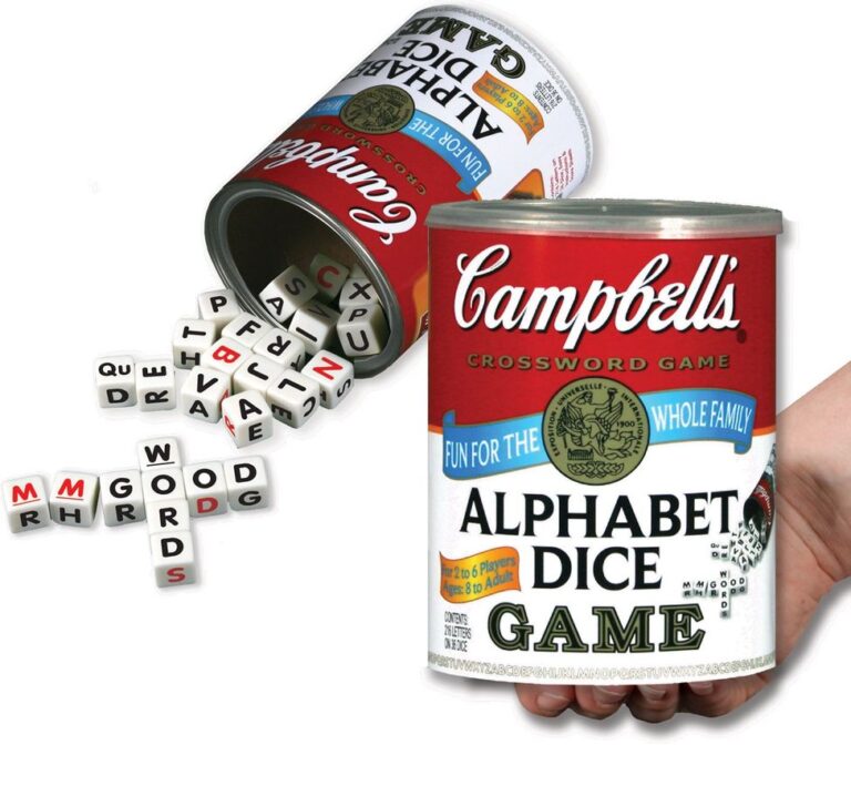 Campbell’s Alphabet Dice Game Amazing Stories